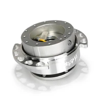 NRG Quick Release Kit - Silver Body/ Shinny Chrome Heart Cutout Ring