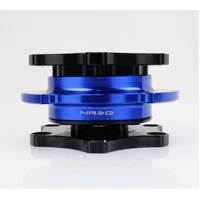 NRG Race Short Hub Datsun - Black Body Blue Ring