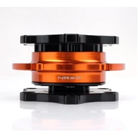 NRG Quick Release - Black Shinny Body / Orange Shinny Ring SFI SPEC 42.1