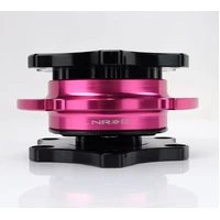 NRG Quick Release Gen 2.0 - Black Shinny Body / Pink Shinny Ring SFI Spec 42.1