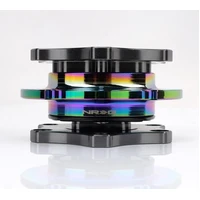 NRG Quick Release SFI SPEC 42.1 - Gun Metal Body / Gold Shinny Ring