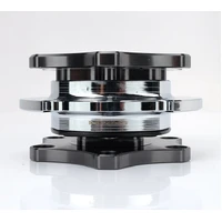 NRG Quick Release SFI SPEC 42.1 - Gun Metal Body / Chrome Shinny Ring