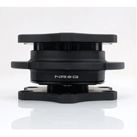 NRG Quick Release SFI SPEC 42.1 - Gun Metal Body / Black Shinny Ring