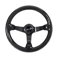 NRG Carbon Fiber Steeering Wheel (350mm) Deep Dish - Full Carbon