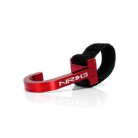 NRG Steering Wheel Hook CNC Aluminum w/ Laser Logo - Red