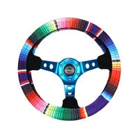 NRG Steering Wheel Cover - Mexicali Stretch Polyester w/ PrismaTag