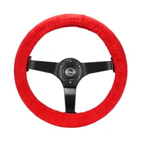 NRG Steering Wheel Cover - Red Stretch Micro Fiber w/ NRG Tag