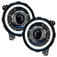 Oculus Bi-LED Projector Headlights for Jeep JL/Gladiator JT - Matte Blk - 5500K