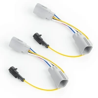 Euro/UAE Jeep JK Tail Light Amber Turn Signal Lighting Adapter Harness - Pair