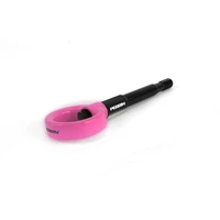 Perrin 08-14 Subaru WRX/STI Hatchback Tow Hook Kit (Rear) - Hyper Pink