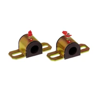 Universal Greasable Sway Bar Bushings - 3/4in - Type A Bracket - Black
