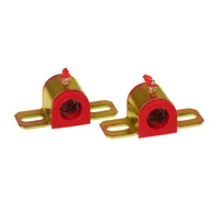 Universal Greasable Sway Bar Bushings 26mm Type B Bracket - Red