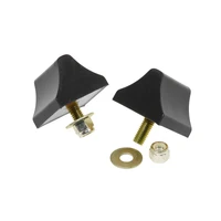 Universal Bump Stop 1-3/8 X 2 X 2-1/4 Wedge - Black