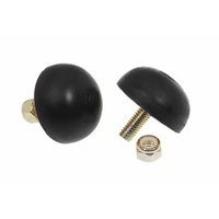 Universal Bump Stop 11/16X1 5/8 Dia Btn - Black