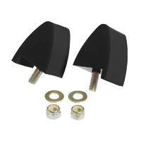 Front Bump Stops - Black (Mustang 65-73)