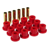 Rear Spring & Shackle Bushings w/ 1.5in Bushings - Red (C20 73-86)