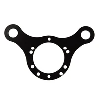 Push To Talk Plate with Dual Buttons Black