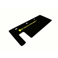 Rally Armor 15-24 Polaris Slingshot Rear Swingarm Black UR Mud Flap w/Green Logo