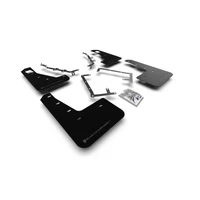 Rally Armor 09-11 Ford Focus MK2 RS Black UR Mud Flap Grey Logo