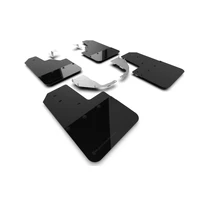 Rally Armor 21-24 Ford Bronco (Steel Bmpr - NO Rptr/Sprt - NO RR/RB) Blk Mud Flap w/Met. Blk Logo