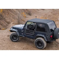 97-06 Jeep Wrangler TJ Frameless Trail Soft Top Kit - Black Diamond