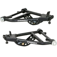 Front Lower Strongarms For 1955-1957 Bel Air For Use W/ Coil-Over/Shockwave Pair Of Tubular Control Arms W/ Ball Joints Cross Shafts And Delrin