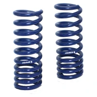 Front Dual Rate Springs 2 Inch Lowering For 1964-1966 Mustang W/ Small Block Pair Of Springs Powder Coated Blue
