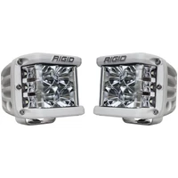 Rigid Industries D-SS - Flood - Set of 2 - White Housing