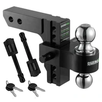 6In Heavy Duty Drop Hitch - 2In (Black)