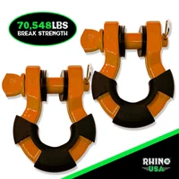 8T Super Shackle 2-Pack (Orange)
