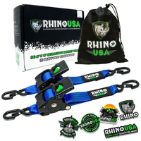 Retractable Ratchet Straps (2Pk 2Inx10Ft) Blue
