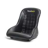 Wide Low Back Vinyl Racing Seat