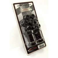 Front Leaf Spring Bushing Kit Black 76-86 Jeep CJ