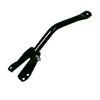 55-86 Jeep CJ Black Left Mirror Arm & Bracket