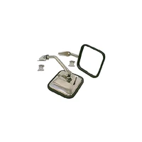 55-86 Jeep CJ Stainless Steel Side Mirror Kit