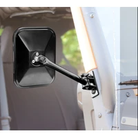 97-18 TJ JK Black Rectangular Quick Release Mirrors
