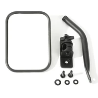97-18 Jeep Wrangler Textured Black Rectangluar Quick Release Mirror