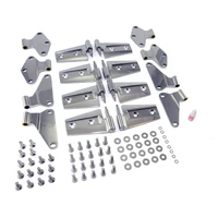 07-18 Jeep Wrangler JKU Stainless Steel Door Hinge Kit