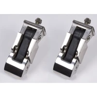 97-06 Jeep Wrangler TJ Stainless Steel Hood Catch Set