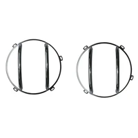 07-18 Jeep Wrangler JK Stainless Steel Headlight Euro Guard Kit