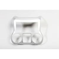 11-18 Jeep Wrangler JK Brushed Silver Center Radio Console