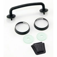 07-12 Jeep Wrangler JK Textured Black Windshield Tie Down Kit