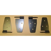 87-06 Jeep Wrangler Black Door Hinge Kit