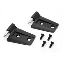 07-18 Jeep Wrangler JK Black Left Door Hinge Set