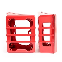 07-18 Jeep Wrangler JK Red Elite Tail Light Guards