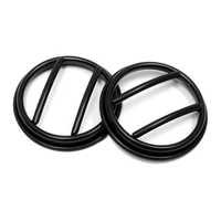 07-18 Jeep Wrangler JK Black Fog Light Euro Guards