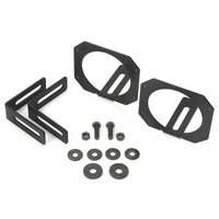 07-18 Jeep Wrangler JK 3.5in Round / 3in Cube LED Light Mount Brackets