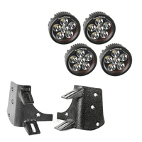 97-06 Jeep Wrangler TJ/LJ 3.5in Round Dual A-Pillar LED Kit