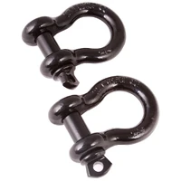 Black 7/8th Inch D-Shackles