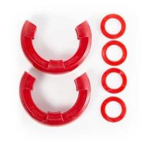 Red 7/8in D-Ring Isolator Kit